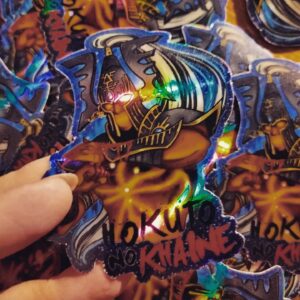 Sticker holographique W40K Hokuto no Khaine