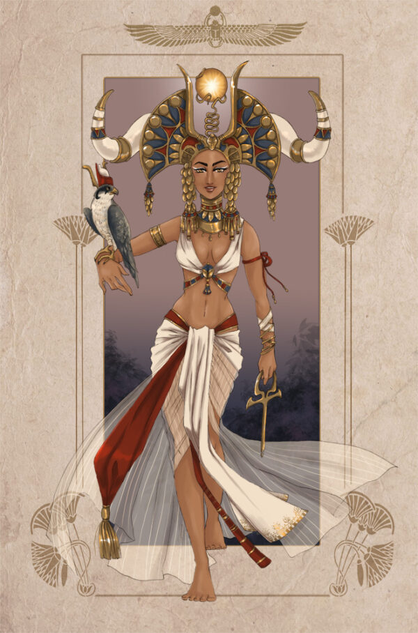 Carte postale Hathor
